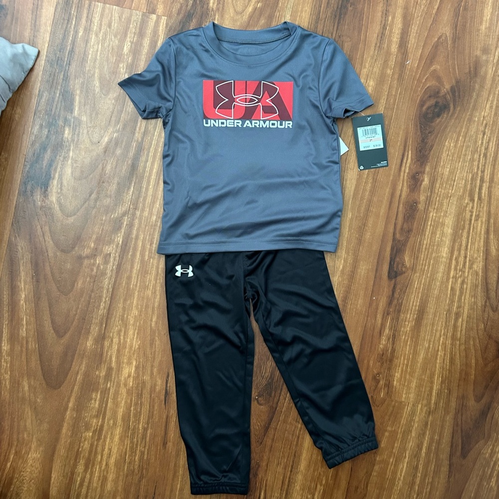 Toddler boys Under Armour set